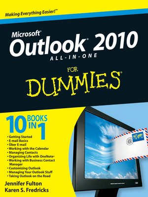 cover image of Outlook 2010 All-in-One For Dummies